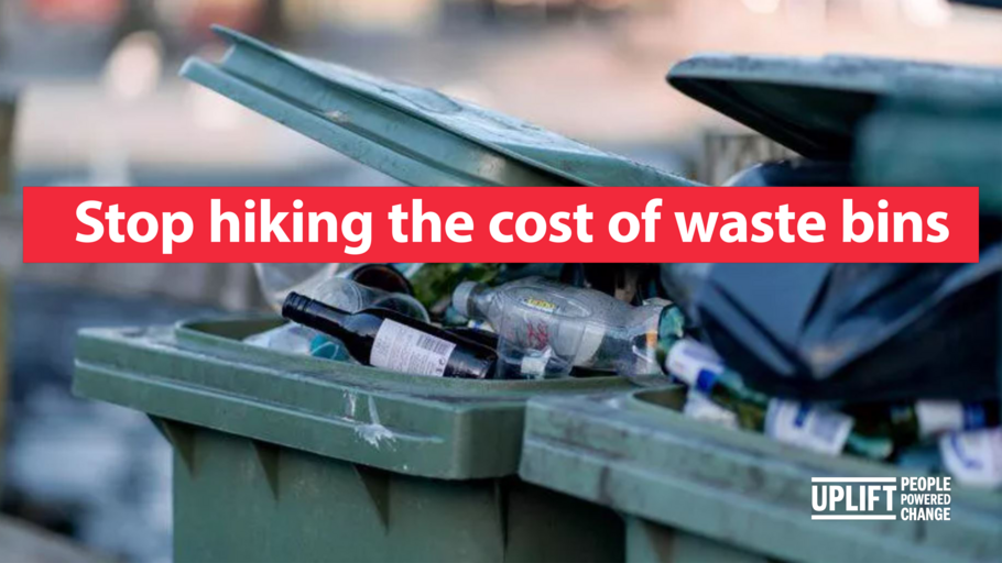 Stop price increases by waste management companies MyUplift